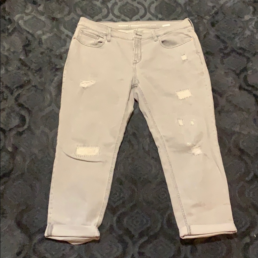 Gap boyfriend skinny capris size 12